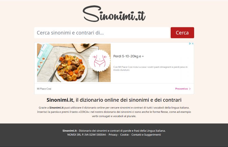 Sinonimi.it